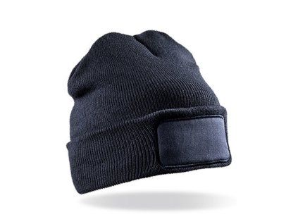 Double Knit Printers Beanie , Navy (Farba Navy)