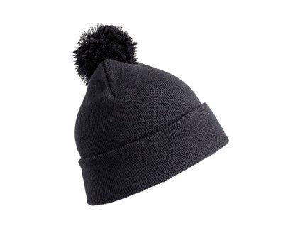 Pom Pom Beanie , Black (Farba Black)