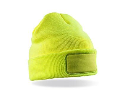 Double Knit Thinsulate™ Printers Beanie , flo yellow (Farba flo yellow)