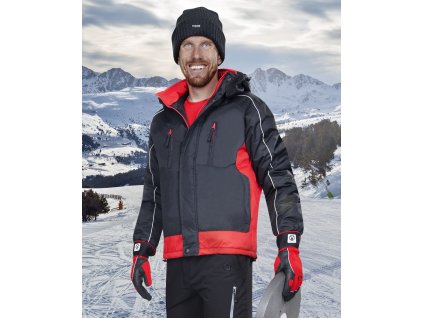 Zimná bunda ARDON®ARPAD čierno-červená M (Varianta M)