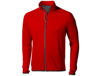 MANI power fleece jacket , Red, M (Farba Red, Velkost M)