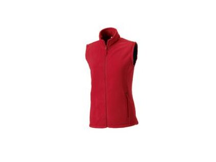 Ladies` Outdoor Fleece Gilet , classic red, S (Farba classic red, Velkost S)