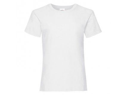 Girls Valueweight T , white, 104 (Farba white, Velkost 104)