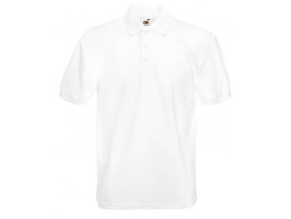 65/35 Heavy Piqué Polo , white, S