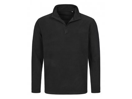 Classic Fleece Half-Zip for men , BLACK OPAL, S (Farba BLACK OPAL, Velkost S)