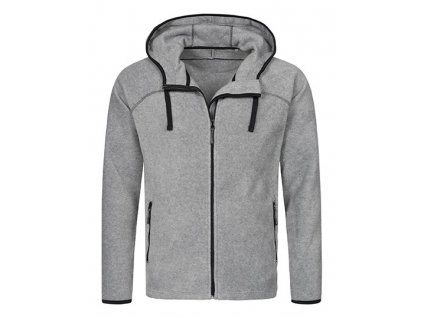Power Fleece Jacket , GREY HEATHER, S