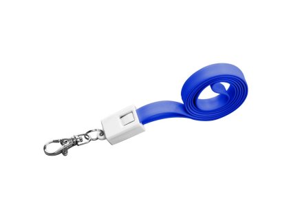 Šnúrka na krk s dátovým káblom , Blue (Farba Blue)