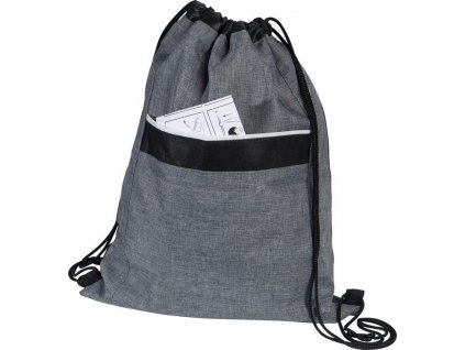 Sťahovacie vrecúško z 300D polyesteru , anthracite (Farba anthracite)