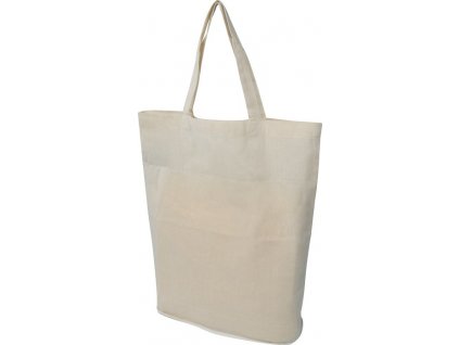 Bavlnená skladacia taška (140 g/m2) , Beige (Farba Beige)