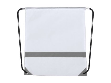 Reflexné vrecúško zo 190T polyesteru , white (Farba white)