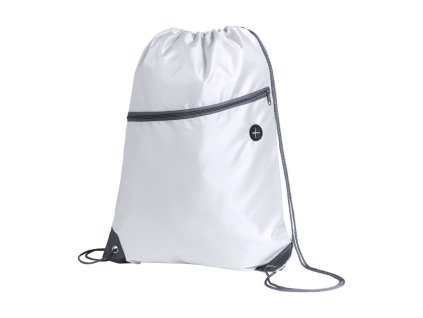 Vrecúško z 210D polyesteru , white (Farba white)