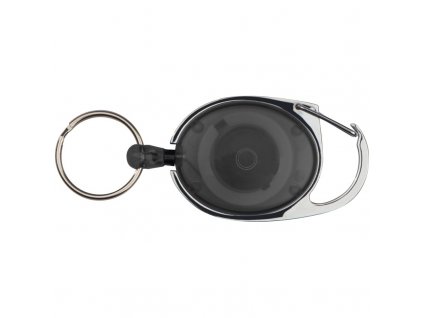 Držiak - kľúčenka s karabínkou , Black (Farba Black)
