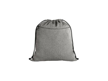 Vrecúško z recyklovanej bavlny (140 g/m2) , Black (Farba Black)