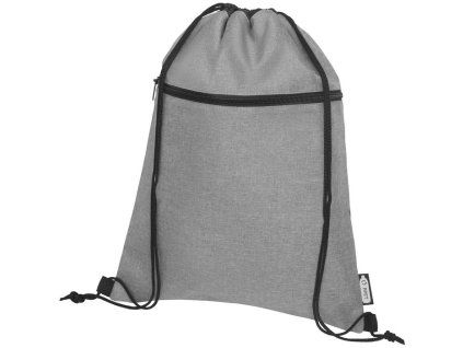 Vrecúško z 300D RPET , Heather medium grey (Farba Heather medium grey)