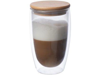 Dvojstenný pohár (500 ml) , transparent (Farba transparent)