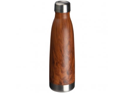 Termoska so vzhľadom dreva (500 ml) , Brown (Farba Brown)