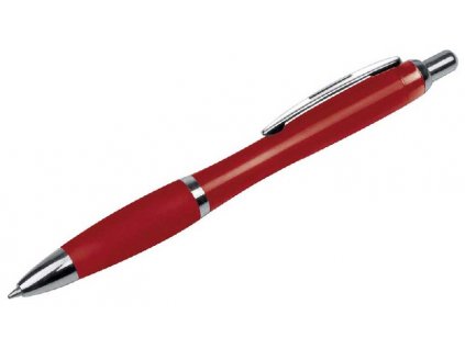 Plastové transparentné pero (modrá náplň) , Burgundy (Farba Burgundy)