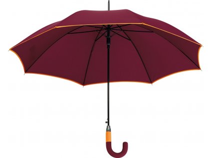 Automatický dvojfarebný dáždnik , Burgundy (Farba Red)