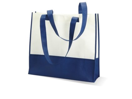 Taška z netkanej textílie (80 g/m2) so širším dnom , Blue (Farba Blue)