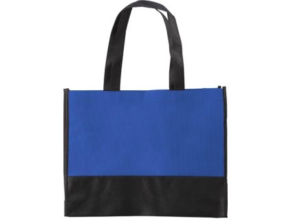 Taška z netkanej textílie (80 g/m2) so širším dnom , cobalt blue (Farba cobalt blue)