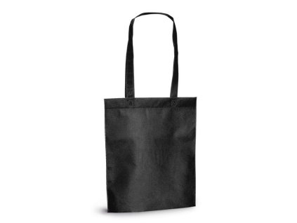 Taška z netkanej textílie (80 g/m2) , Black (Farba Red)