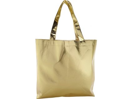 Laminovaná taška z netkanej textílie (80 g/m2) , gold (Farba gold)