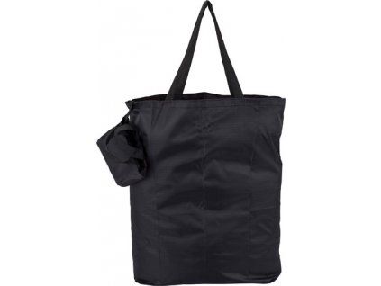 Skladacia nákupná taška z 210D Oxford tkaniny , Black (Farba Black)