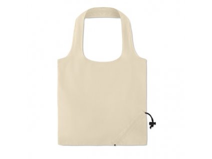 Bavlnená skladacia taška (105 g/m2) , Beige (Farba Beige)