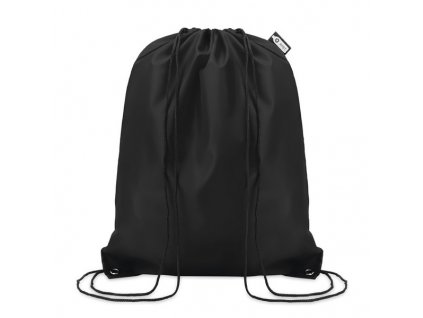 Vrecúško zo 190T RPET , Black (Farba Black)