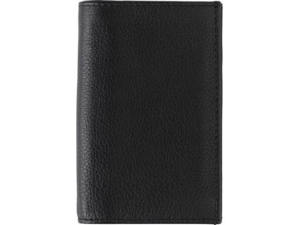 Kožená RFID peňaženka na kreditné karty , Black (Farba Black)