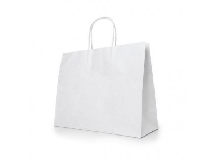 Papierová taška veľká , white (Farba white)