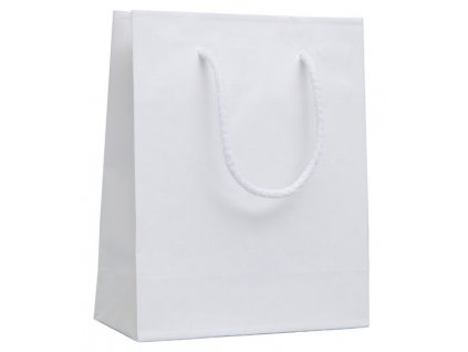 Darčeková papierová taška , white, M (Farba white, M)