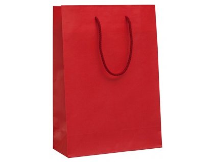 Darčeková papierová taška , Red, L (Farba Red, L)