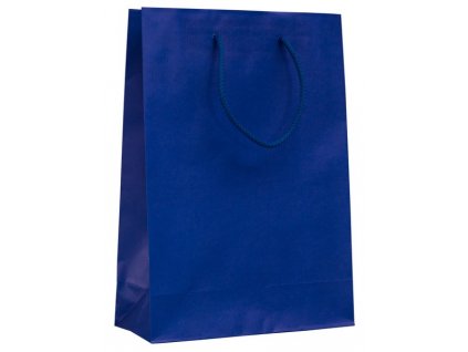 Darčeková papierová taška , Blue, L (Farba Blue, L)