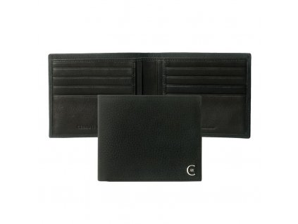 Pánska kožená peňaženka v darčekovom balení , Black (Farba Black)