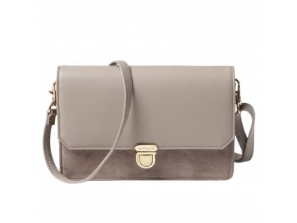 Dámska crossbody kabelka, vnútro na zips , Beige