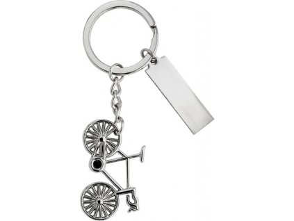 Kľúčenka v tvare bicykla , Silver (Farba Silver)