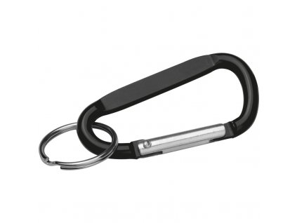 Kľúčenka - karabínka , Black (Farba Black)