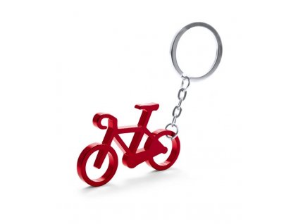 Hliníkový prívesok na kľúče , Red (Farba Red)