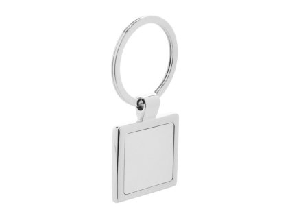 Kovový prívesok na kľúče , Silver (Farba Silver)