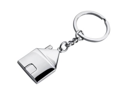 Kľúčenka v tvare domčeka , Grey (Farba Grey)