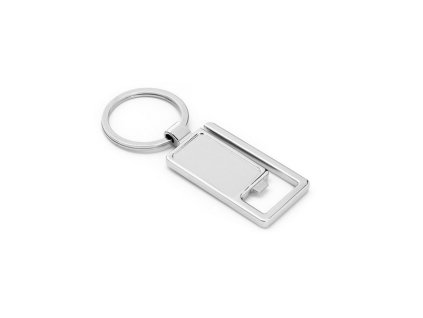 Kľúčenka s otváračom fliaš , Silver (Farba Silver)