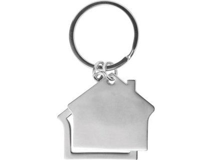 Kľúčenka v tvare domčeka , Silver (Farba Silver)