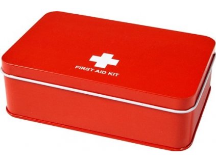15 - dielna lekárnička v plechovej krabičke , Red (Farba Red)