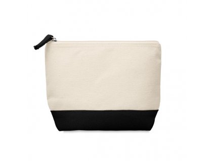Bavlnená kozmetická taštička , Black (Farba Black)
