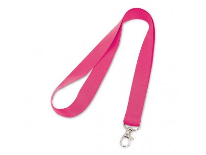 Šnúrka na krk (20 mm) , Pink (Farba Pink)