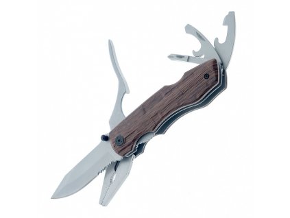 Multifunkčný vreckový nôž v puzdre (7 funkcií) , Brown (Farba Brown)