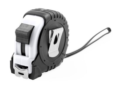 Zvinovací meter, 7,5m , white/black (Farba white/black)