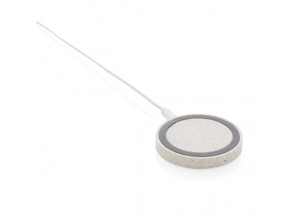 Bezdrôtová nabíjačka 5W z pšeničnej slamy , Brown (Farba Brown)