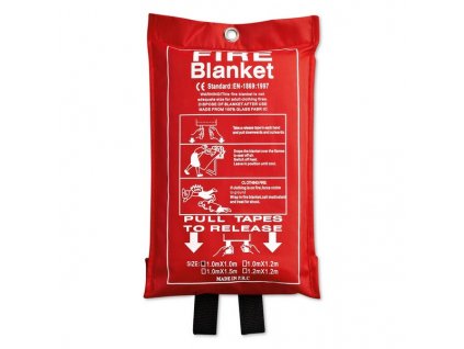 Protipožiarna deka v obale , Red (Farba Red)